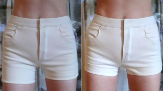 Illustration for article titled How To Make A Pair Of White Short-Shorts